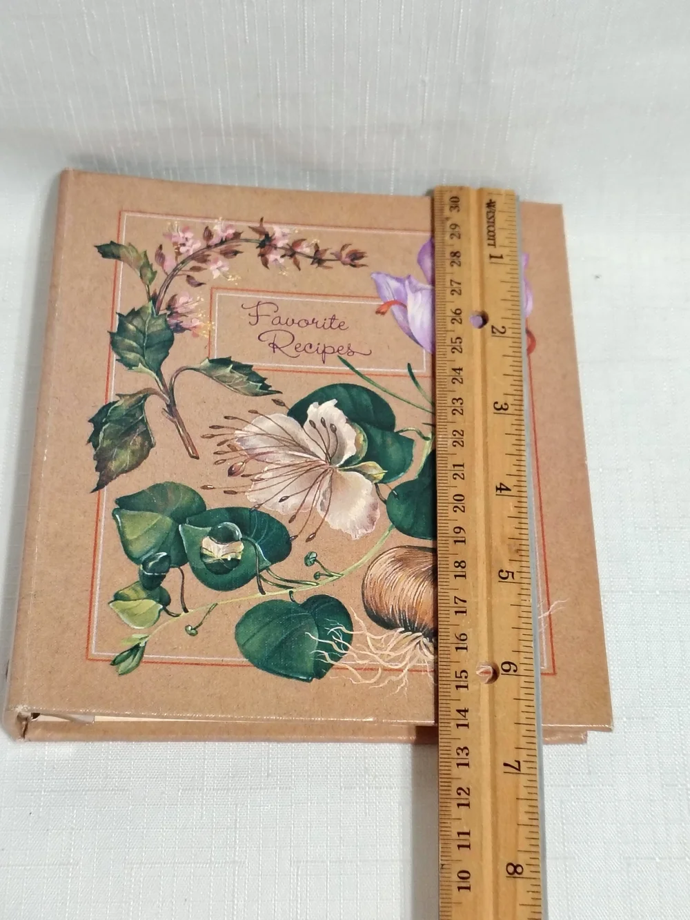 1982 Hallmark Recipe Book Blank Pages On A 6 Mini Ring Binder Unused 6
